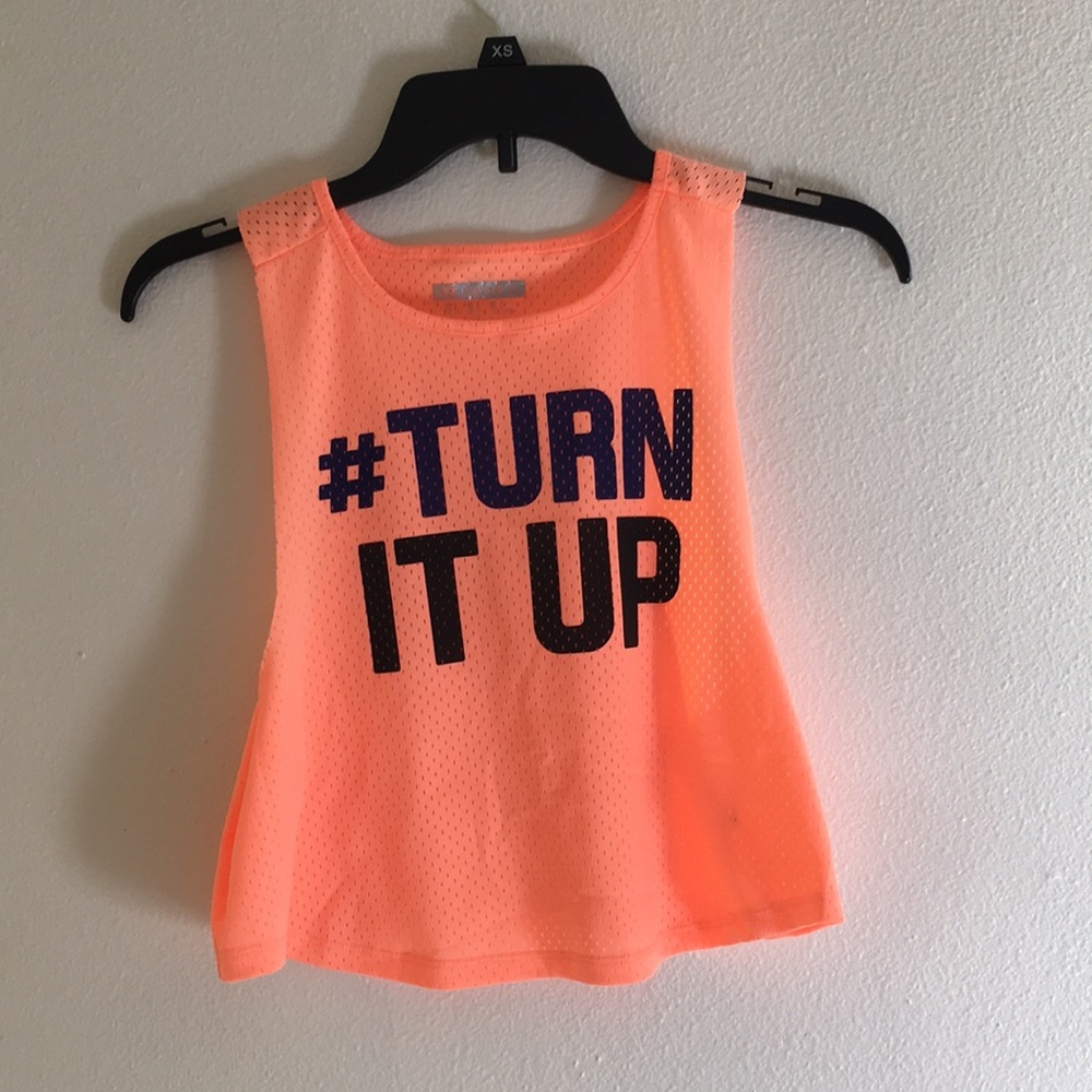 #Turn it up athletic tank